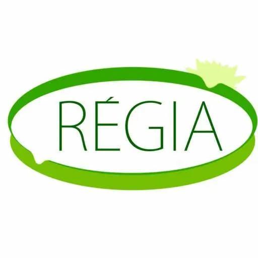 Logo oficial Régia Cosméticos - Ícone do site